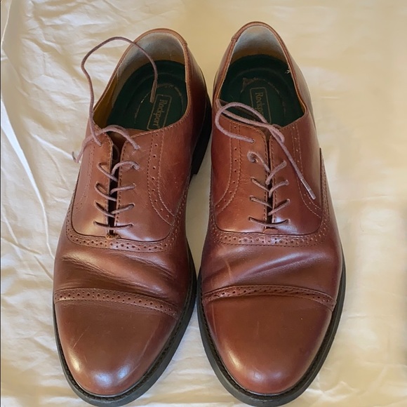 rockport cap toe oxford